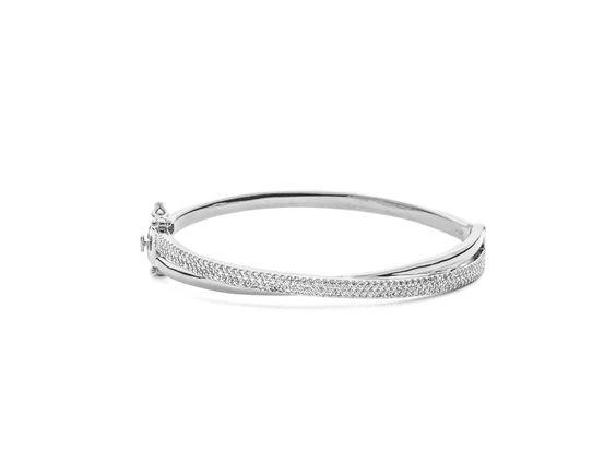 Bracciale 4US: Cesare Paciotti Donna in Ottone Zircone 4UBR8577W - 4UBR8577W